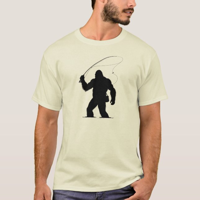 Camiseta Bigfoot Fly Fishing (Frente)