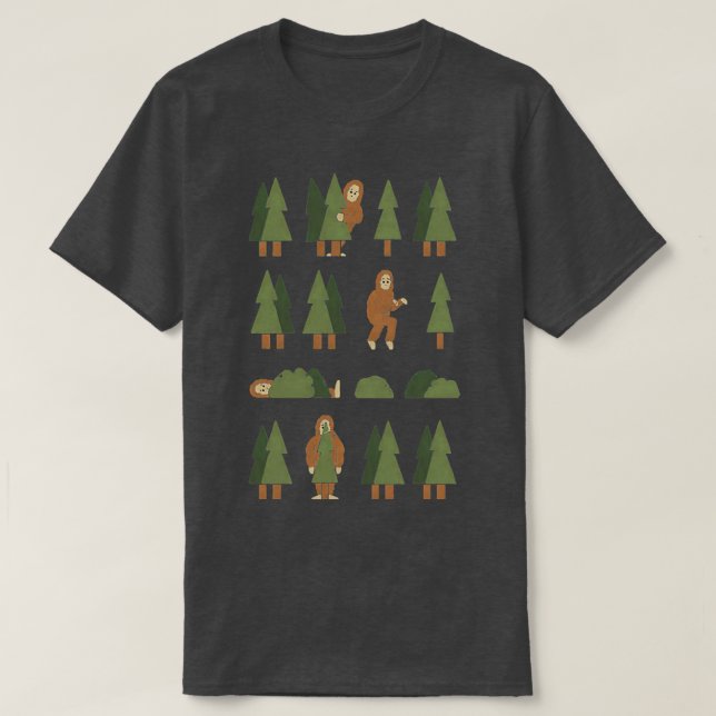Camiseta Bigfoot Forest Perfect Giftbigfoot (Frente do Design)