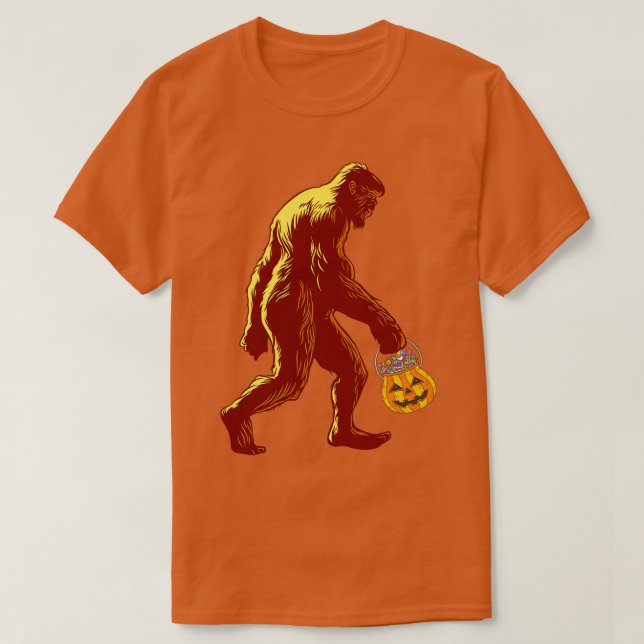 Camiseta Bigfoot Halloween (Frente do Design)