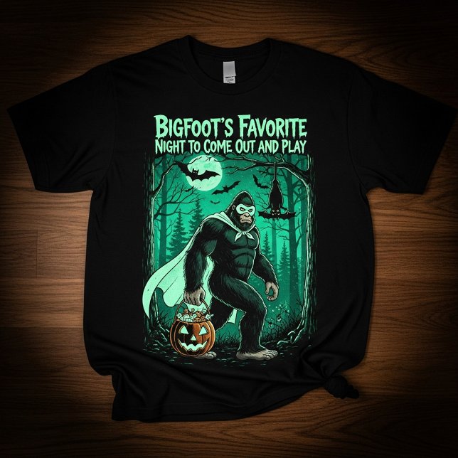 Camiseta Bigfoot Halloween T-Shirt | Funny Sasquatch Quote  (Criador carregado)