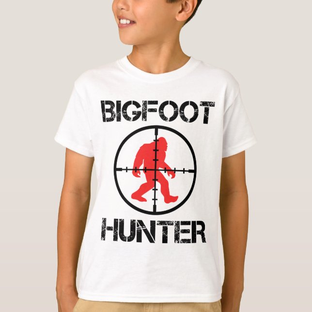 Camiseta Bigfoot Hunter Funny Bigfoot Lover (Frente)
