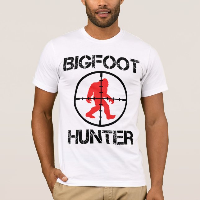 Camiseta Bigfoot Hunter Funny Bigfoot Lover (Frente)