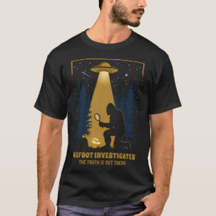 Camiseta Bigfoot Investiga Que A Verdade Está Lá Fora