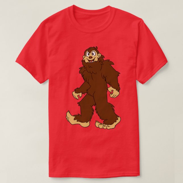 Camiseta Bigfoot leva uma trilha de caminhada (Frente do Design)