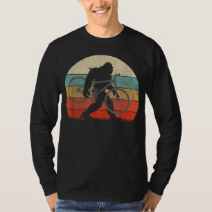 Camiseta Bigfoot Mountain Bike Funny MTB Biking Cyclking Sa