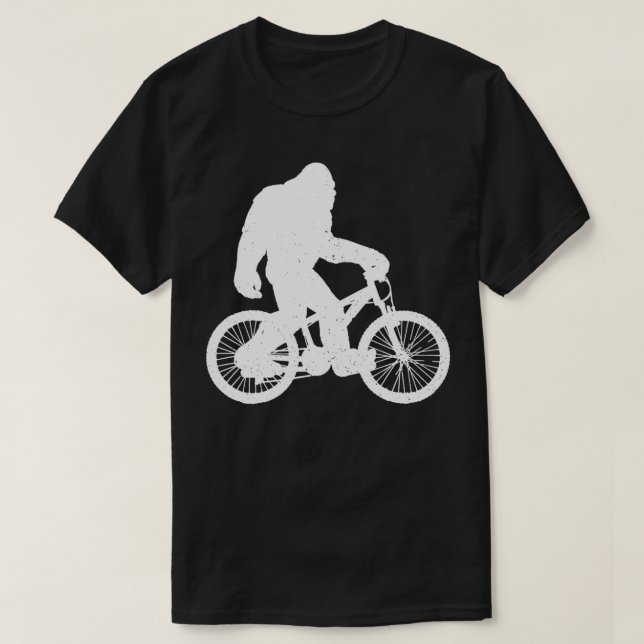 Camiseta Bigfoot Mountain Bike MTB Descida ciclismo (Frente do Design)
