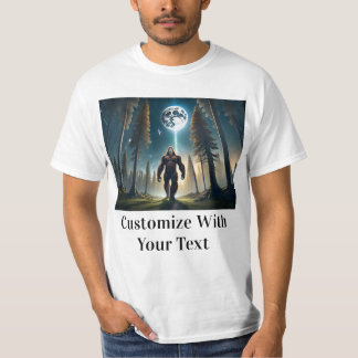 Camiseta Bigfoot Night Woods Moon