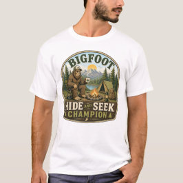 Camiseta Bigfoot - O Campeão de Esconde-Esconde