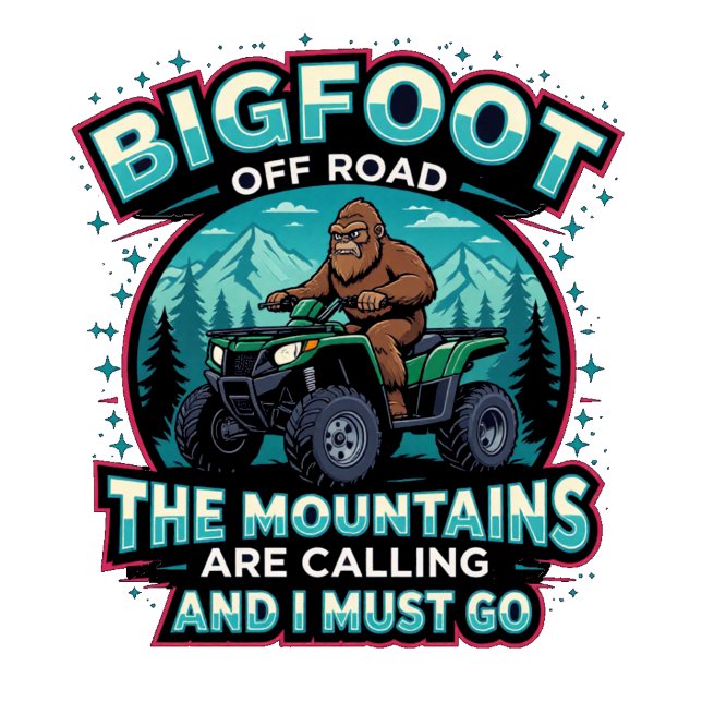 Camiseta Bigfoot Off Road The Mountains Are Calling (Criador carregado)