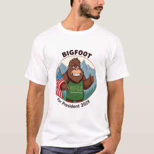Camiseta Bigfoot Para Presidente 2028