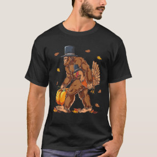 Camiseta Bigfoot Peregrino Peru Turbante Dia de Ação de Gra