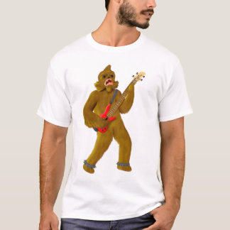 Camiseta Bigfoot que joga o baixo