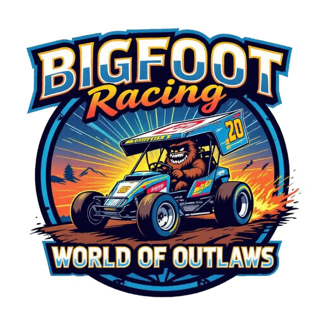 Camiseta Bigfoot Racing World Of Outlaws (Criador carregado)