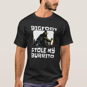 Camiseta Bigfoot Roubou Meu Burrito Engraçado Sasquatch Sc-