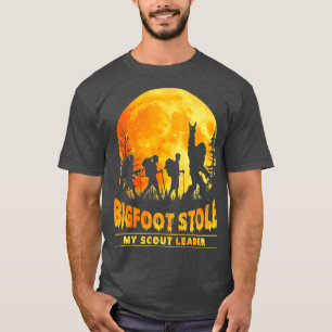 Camiseta Bigfoot Roubou O Meu Líder Escoteiro A Caminhar Ha