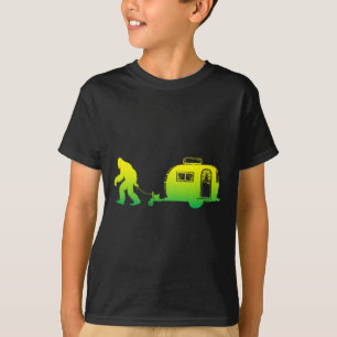 Camiseta Bigfoot Rv Casa Sobre Rodas Camping Sasquatch Camp
