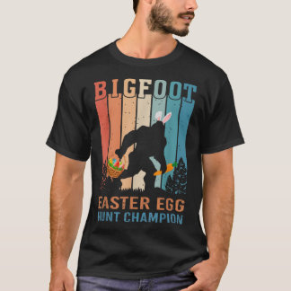 Camiseta Bigfoot Sasquatch Bunny Páscoa de Ovo Dia Toddler