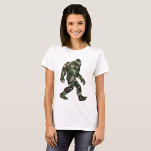 Camiseta Bigfoot Sasquatch Camo