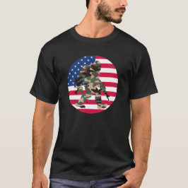 Camiseta Bigfoot Sasquatch Camo
