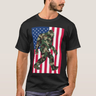 Camiseta Bigfoot Sasquatch Camo