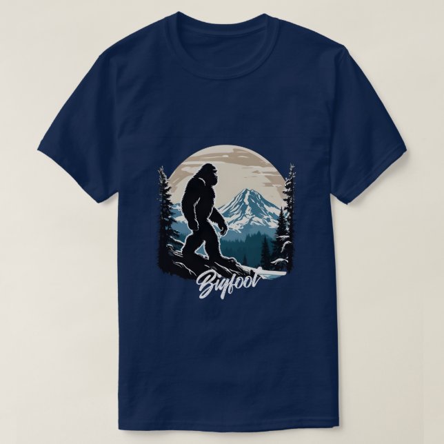 Camiseta Bigfoot Sasquatch Country (Frente do Design)