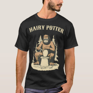 Camiseta Bigfoot Sasquatch Hairy Potter Funny Pottery Ceram