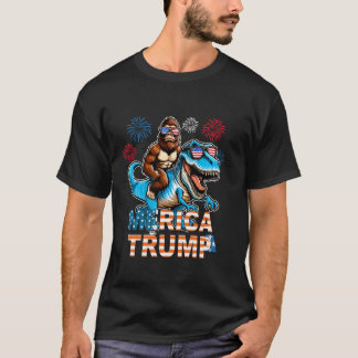 Camiseta Bigfoot Sasquatch Trump Biden 2024