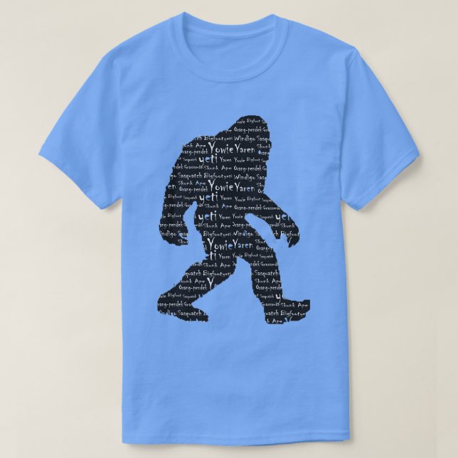 Camiseta Bigfoot Sasquatch Yeti Yowie Skunk Ape Grassman Ya (Frente do Design)