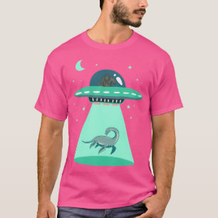 Camiseta Bigfoot Ufo Lake Loch Ness Monster Alienígena Funn