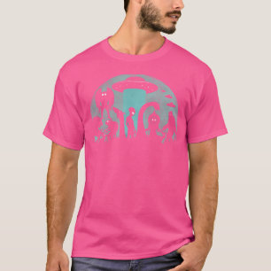 Camiseta Bigfoot Ufo Loch Ness Monster Mothman E Aliens C