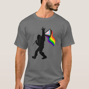 Camiseta Bigfoot Você Assina LGBTQ Orgulho gay Rai