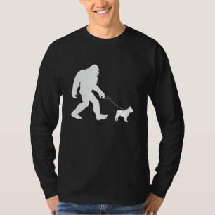 Camiseta Bigfoot Walking French Bulldog