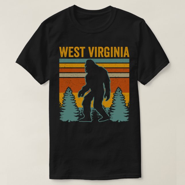 Camiseta Bigfoot West Virginia (Frente do Design)