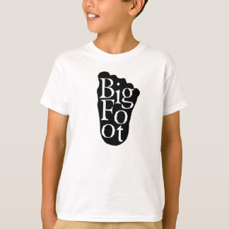 Camiseta Bigfoot! Yeti grande do pé de Sasquatch