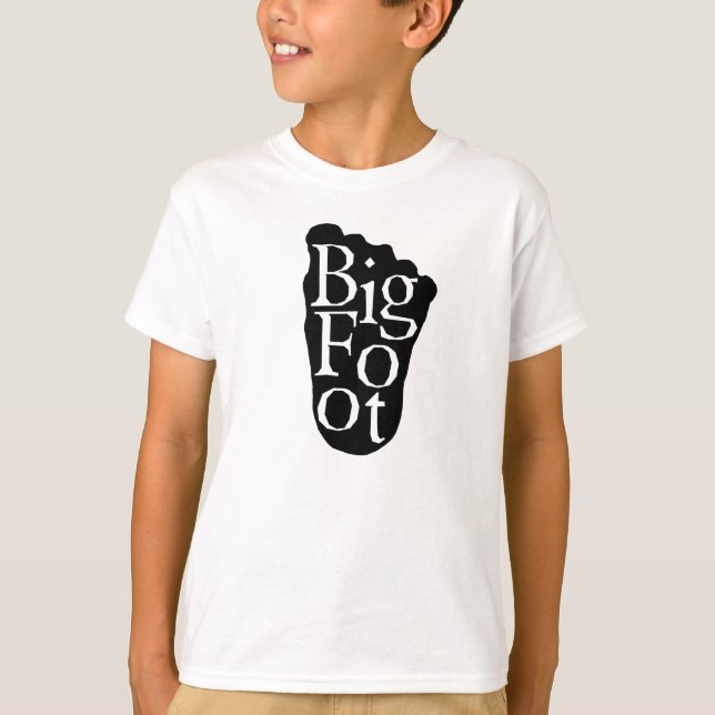 Camiseta Bigfoot! Yeti grande do pé de Sasquatch (Frente)