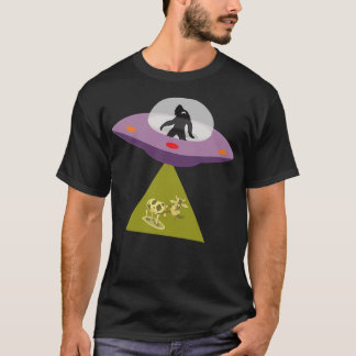 Camiseta Bigfoot Yeti Sasquatch, Alienígena De Condução Ufo