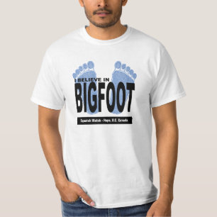Camiseta Bigfooter - eu acredito em Bigfoot!