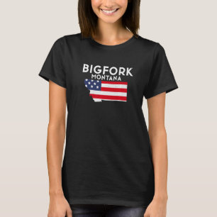 Camiseta Bigfork Montana EUA State America Viagem Montanan