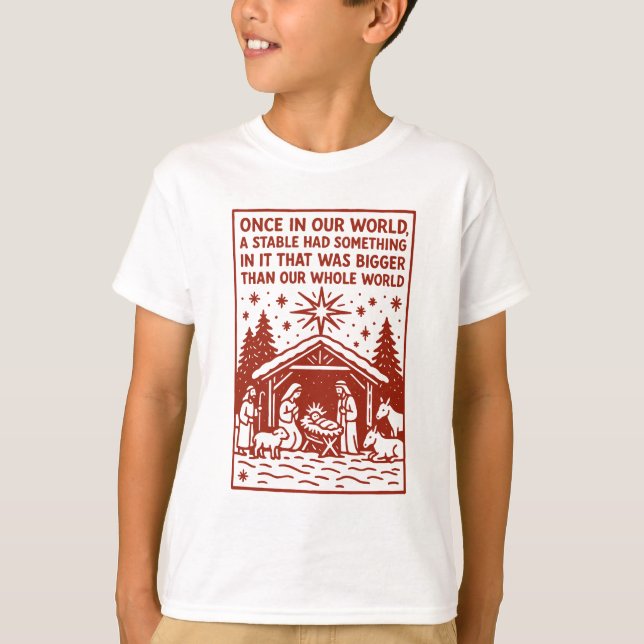 Camiseta Bigger than our whole world 1 (Frente)
