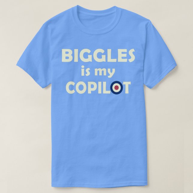 CAMISETA BIGGLES É MEU COPILOTO (Frente do Design)