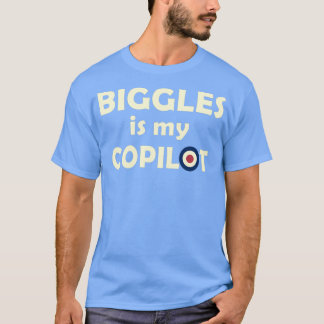 CAMISETA BIGGLES É MEU COPILOTO