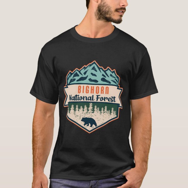 Camiseta Bighorn National Forest � Spirit of the Mountains (Frente)