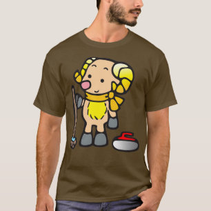 Camiseta Bighorn Sheep tocando Curling Classic TSirt