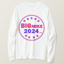 BigMike2024: Camisa-T de mangueira longa