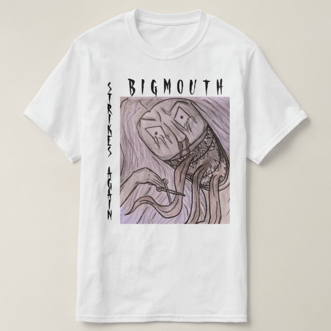 Camiseta Bigmouth The Smiths design (Frente do Design)