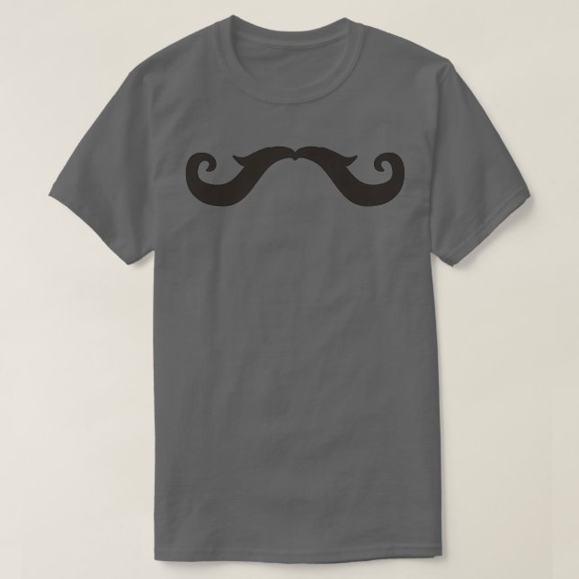 Camiseta bigode artístico (Frente do Design)