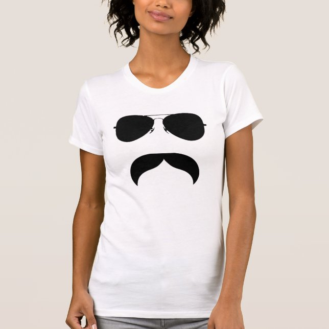 Camiseta Bigode com vidros (Frente)