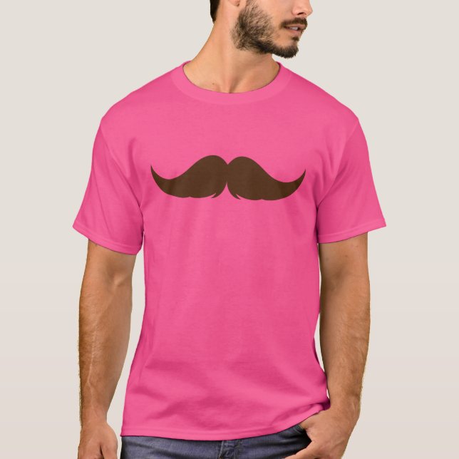 Camiseta Bigode de Manipulação de Petições Personalizável (Frente)