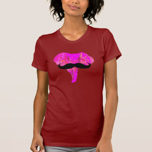CAMISETA BIGODE DO ELEFANTE COR-DE-ROSA