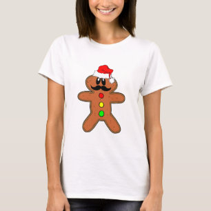 Camiseta bigode do homem de pão-de-espécie